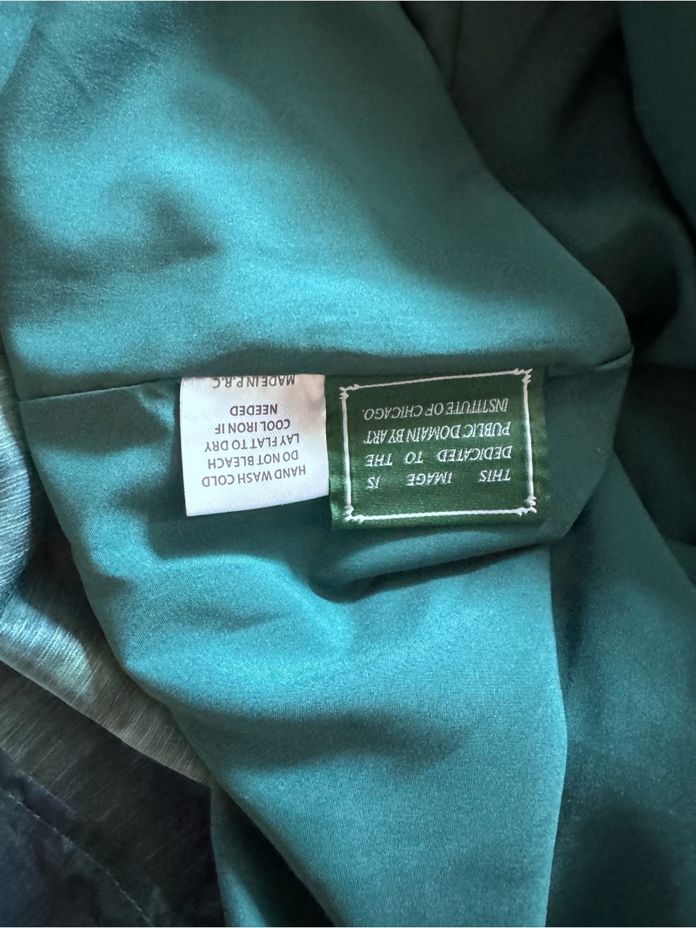 Halter Keyhole Maxi Dress in Green and Blue Marble - Picture 9 of 16
